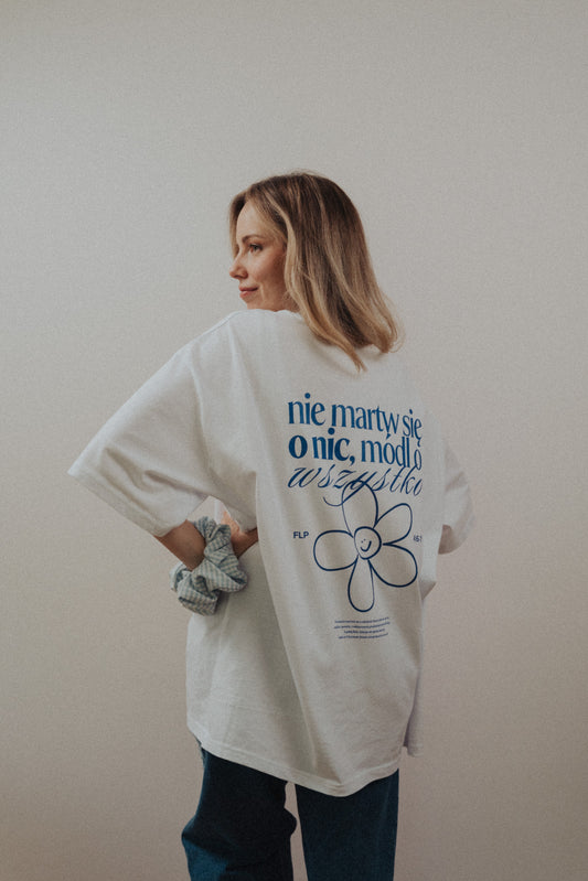 Oversized T-shirt "Don't worry"