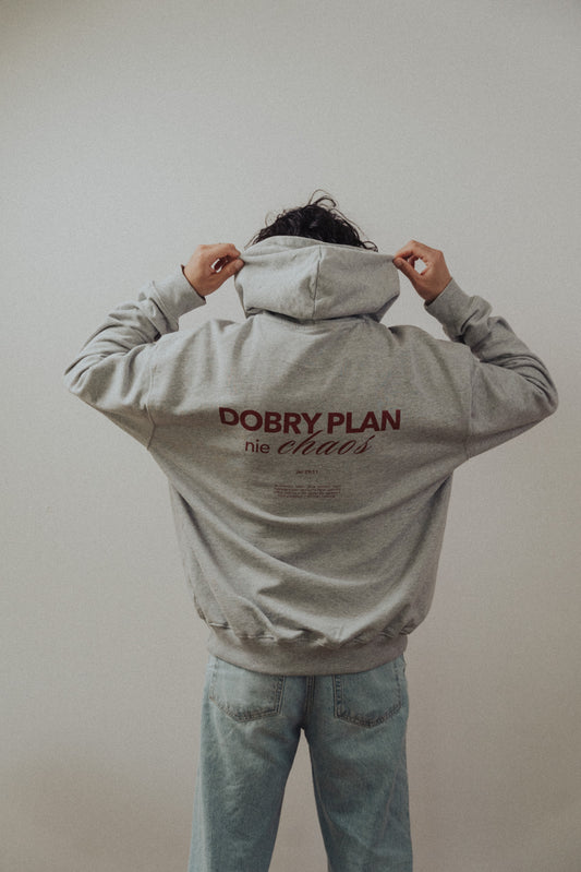 Oversized sweatshirt "Good Plan"